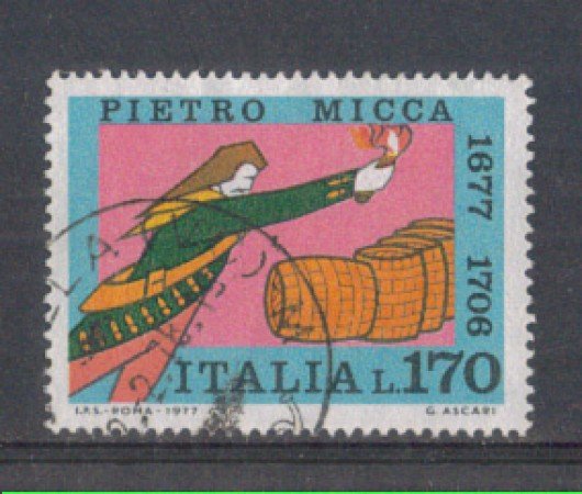 1977 - LOTTO/6658U - REPUBBLICA - PIETRO MICCA - USATO