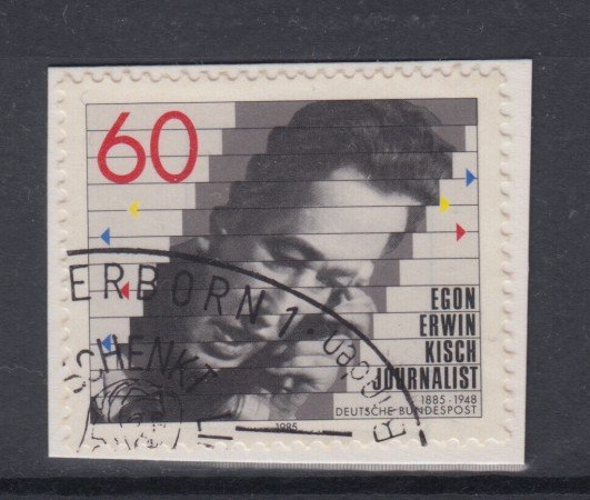 1985 - GERMANIA FEDERALE - ERWIN KISCH - USATO - LOTTO/313563U