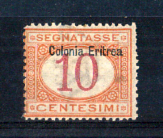 1903 - LOTTO/ERITS2L - ERITREA - 10c. SEGNATASSE - LING.