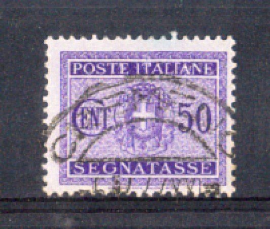 1934 - LOTTO/REGT40U - REGNO - 50c. SEGNATASSE - USATO