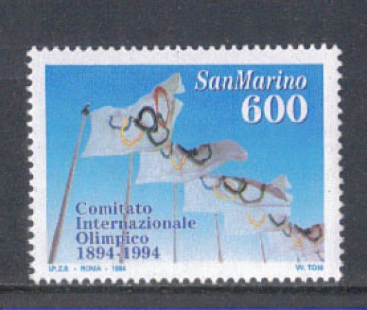 1994 - LOTTO/8140 - SAN MARINO - COMITATO OLIMPICO