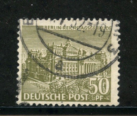 1949 - BERLINO - 50p. REICHSTAG - USATO - LOTTO/29208