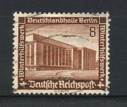 1936 - LOTTO/16214 - GERMANIA - 8+4p. SOCCORSO INVERNALE - USATO