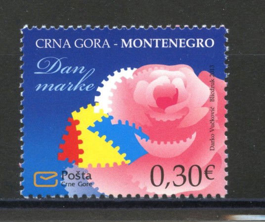 2013 - MONTENEGRO REPUBBLICA - GIORNATA DEL FRANCOBOLLO - NUOVO - LOTTO/34948