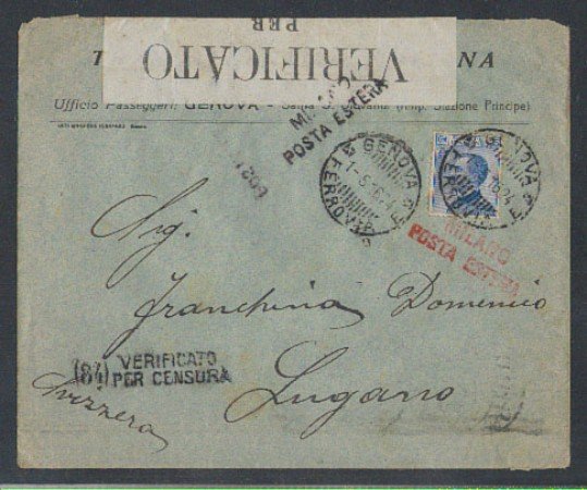 1916 - LBF/862 - GENOVA