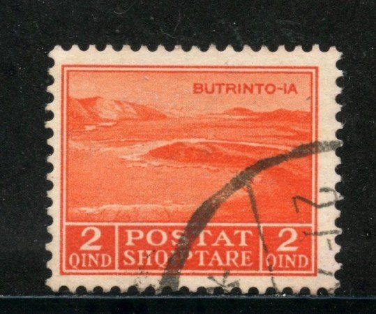 1930 - ALBANIA - 2q. ROSSO ARANCIO - USATO - LOTTO/29636