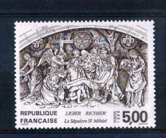1988 - LOTTO/FRA2547N - FRANCIA - 5 Fr. SCULTURA DI LIEGIER RICHIER - NUOVO