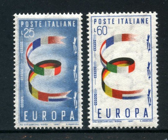 1957 - LOTTO/6319 - REPUBBLICA - EUROPA 2v.  - NUOVI