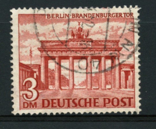 1949 - LOTTO/11934 - BERLINO - 3 Dm. PORTA DI BRANDEBURGO - USATO