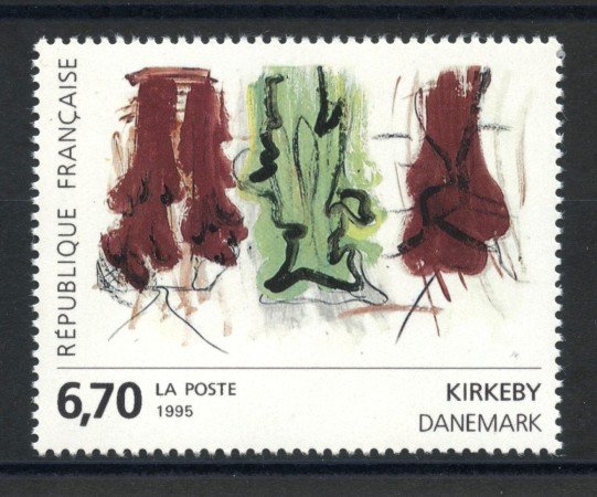 1995 - FRANCIA - LOTTO/38677 - DIPINTO DI KIRKEBY - NUOVO