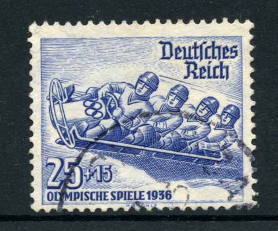 1935 - LOTTO/19196 - GERMANIA REICH - 25+15p. OLIMPIADI INVERNALI - USATO