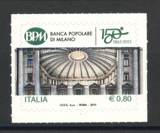 2015 - REPUBBLICA - BANCA POPOLARE MILANO - NUOVO - LOTTO/36888