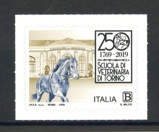 2019 - REPUBBLICA - FACOLTA' DI VETERINARIA - NUOVO - LOTTO/37130