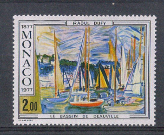 1977 - LOTTO/5045 - MONACO - QUADRO DI RAOUL DUFY 1v.
