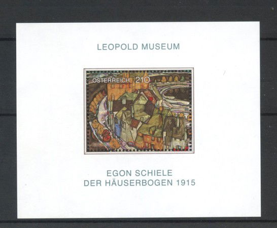 2005 - AUSTRIA - LOTTO/42065 - DIPINTO DI EGON SCHIELE - FOGLIETTO NUOVO