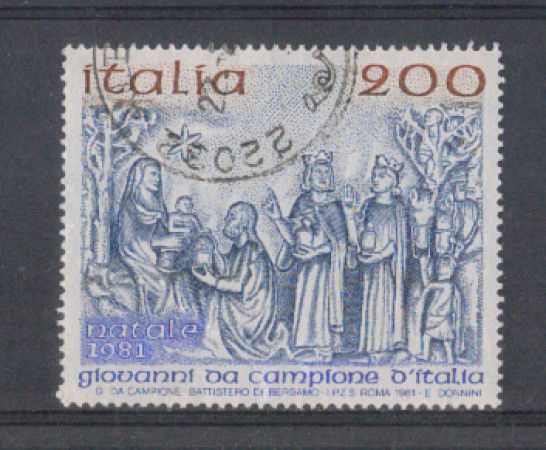 1981 - LOTTO/6754U - REPUBBLICA - NATALE - USATO
