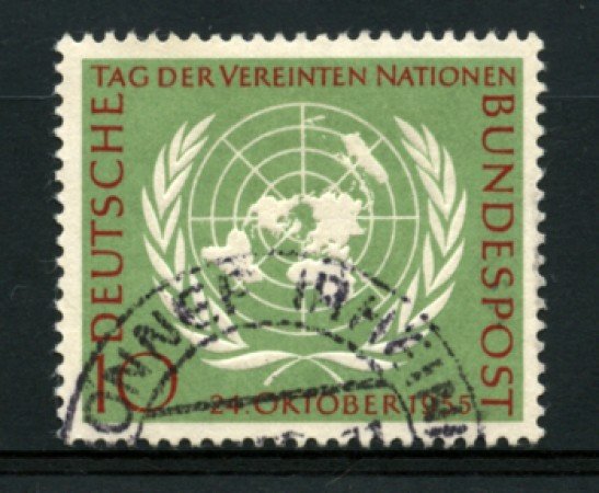 1955 - LOTTO/11864 - GERMANIA FEDERALE - 10p. GIORNATA ONU - USATO