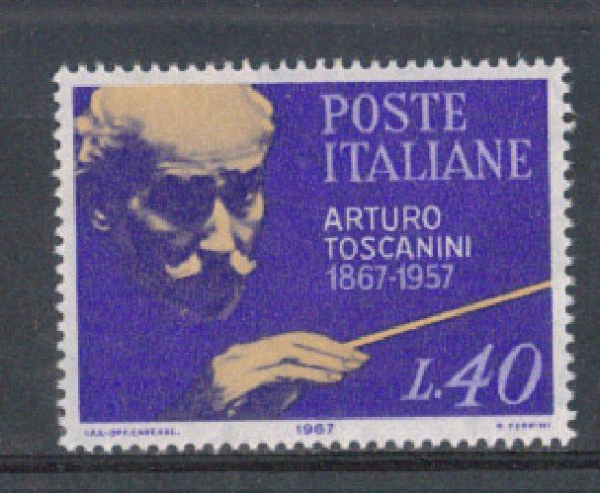 1967 - LOTTO/6461 - REPUBBLICA - ARTURO TOSCANINI