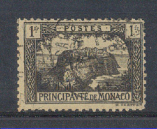 1922 - LOTTO/8497U - MONACO - 1Fr. VEDUTE - USATO