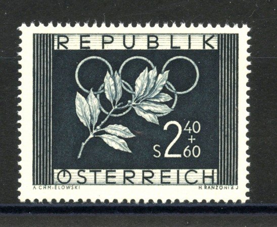 1952 - AUSTRIA - OLIMPIADI  OSLO E HELSINKI  NUOVO - LOTTO/34091