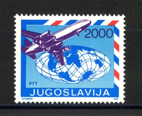 1988 - JUGOSLAVIA - LOTTO/38491 - 2000d. POSTA ORDINARIA - NUOVO