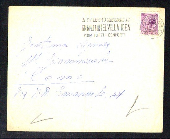 1959 - REPUBBLICA - LBF/758 - BUSTA DA PALERMO A COMO