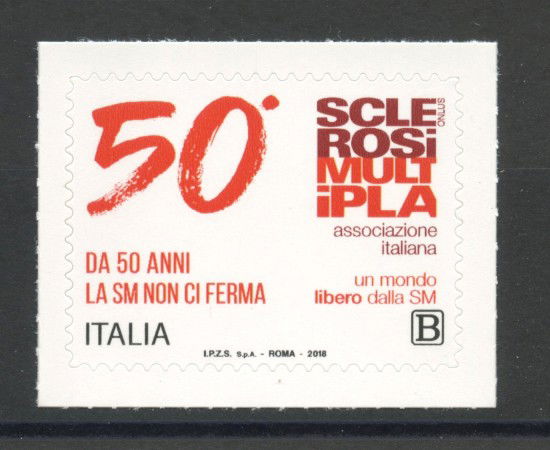2018 - REPUBBLICA - SCLEROSI MULTIPLA - NUOVO - LOTTO/37065