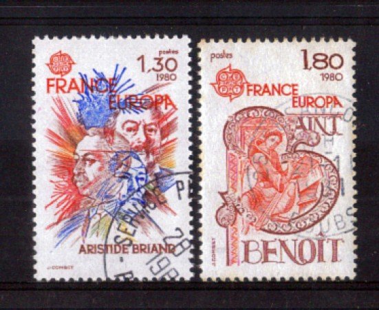 1980 - LOTTO/FRA2086CPU - FRANCIA - EUROPA 2v. - USATI