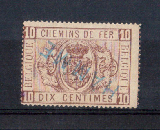 1879 - LOTTO/10853 - BELGIO - 10 c. PACCHI POSTALI - USATO