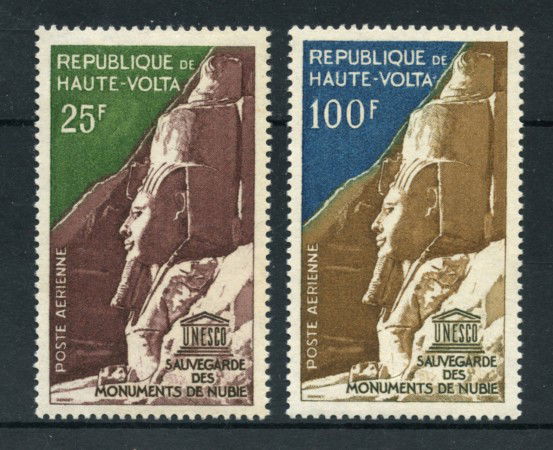 1964 - ALTO VOLTA - LOTTO/20325 - MONUMENTI DELLA NUBIA  2v. - NUOVI
