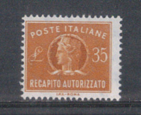 1974 - LOTTO/6620 - REPUBBLICA - 35 L. RECAPITO AUTORIZZATO