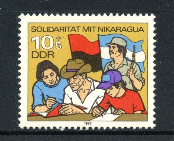 1983 - GERMANIA DDR - SOLIDARIETA' COL NICARAGUA - NUOVO - LOTTO/36615