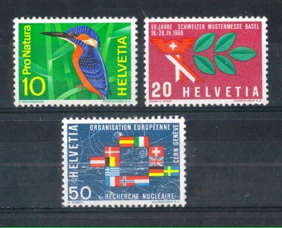 1966 - LOTTO/SVI768CPN - SVIZZERA - PROPAGANDA 3v. - NUOVI