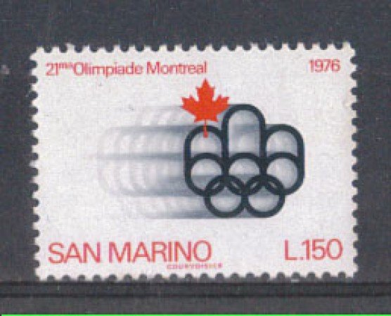 1976 - LOTTO/7967 - SAN MARINO - OLIMPIADE DI MONTREAL