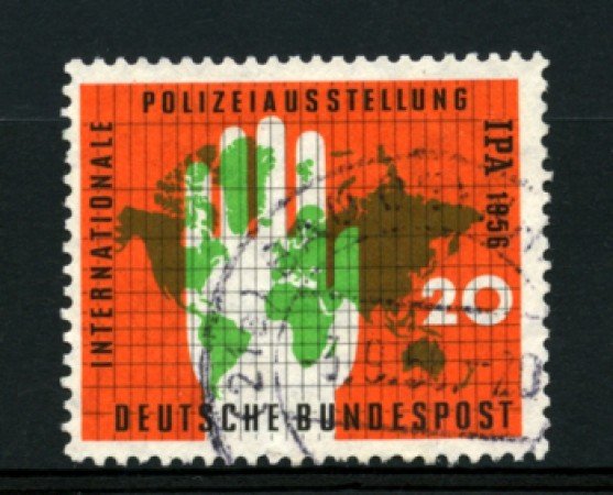 1956 - LOTTO/11875 - GERMANIA FEDERALE  - ESPOSIZIONE DELLA POLIZIA - USATO