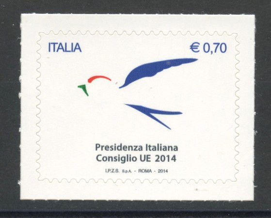 2014 - REPUBBLICA - PRESIDENZA ITALIANA UE - NUOVO - LOTTO/36859