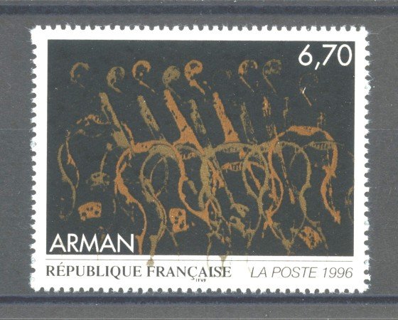 1996 - FRANCIA - LOTTO/38682 - DIPINTO DI ARMAN - NUOVO