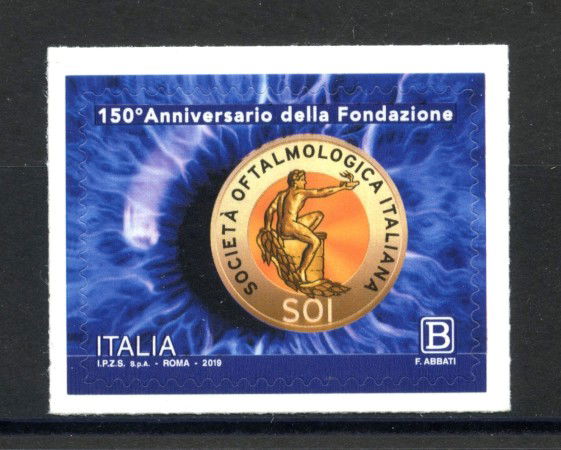 2019 - REPUBBLICA - SOCIETA' OFTALMOLOGICA - NUOVO - LOTTO/37099