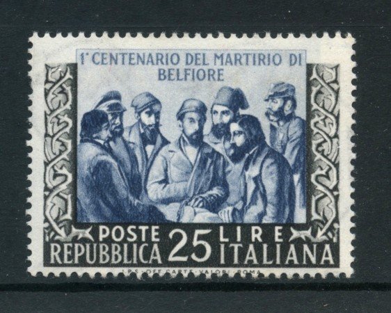 1952 - REPUBBLICA - MARTIRI DI BELFIORE - NUOVO - LOTTO/13255