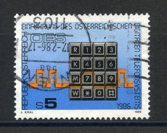 1986 - AUSTRIA - LOTTO/39514 - ELETTRONICA DIGITALE - USATO