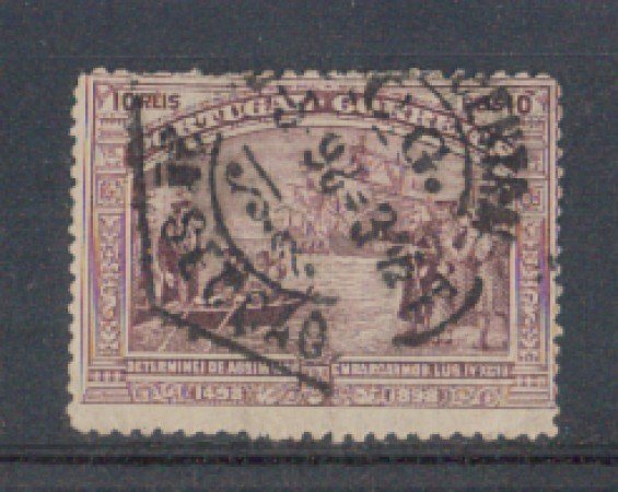 1898 - LOTTO/9654CU - PORTOGALLO - 10r. SCOPERTA INDIE - USATO