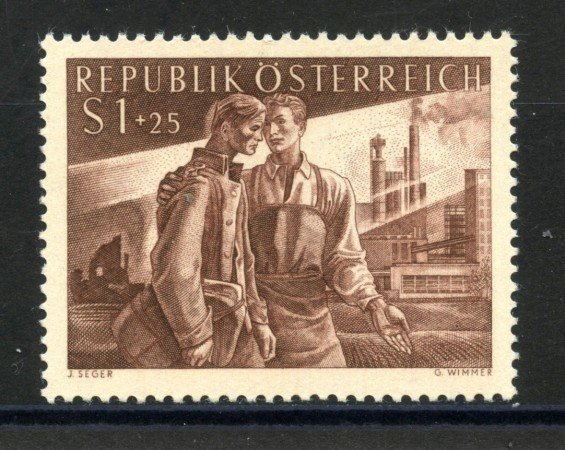 1955 - AUSTRIA - PRIGIONIERI RIMPATRIATI - NUOVO - LOTTO/34109
