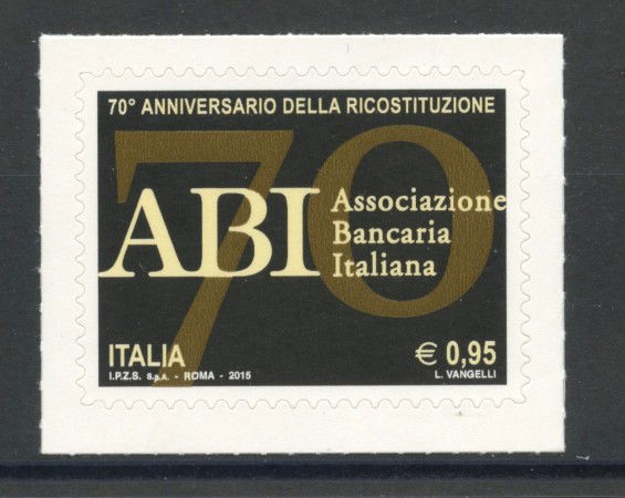 2015 - REPUBBLICA - ANNIVERSARIO ABI - NUOVO - LOTTO/36909