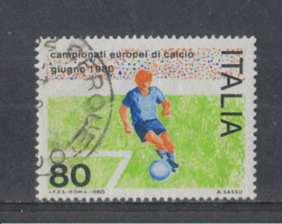 1980 - LOTTO/6721U - REPUBBLICA - EUROPEI DI CALCIO - USATO