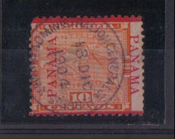 1904 - LBF/610B -  PANAMA - 10c. ARANCIO VARIETA'