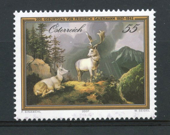 2007 - AUSTRIA - ARTE FRIEDRICH GAUERMANN - NUOVO - LOTTO/33399