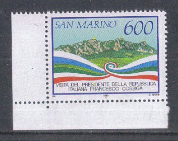 1990 - LOTTO/8105 - SAN MARINO - VISITA PRES. REPUBBLICA - NUOVO