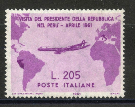 1961 - REPUBBLICA - 205 LIRE GRONCHI ROSA - NUOVO - LOTTO/35270
