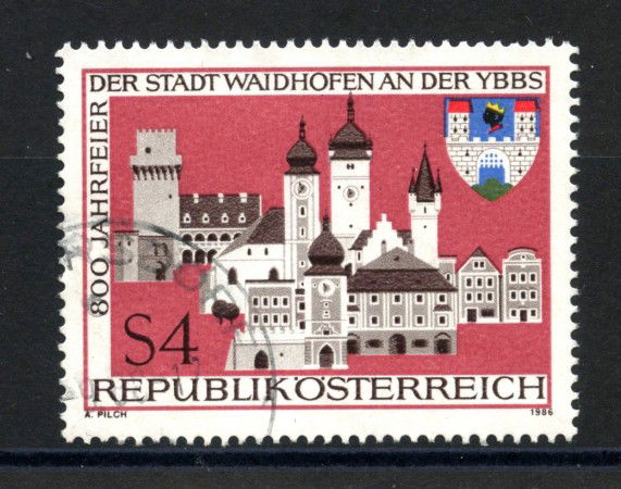 1986 - AUSTRIA - LOTTO/39521 - CITTA' DI WAIDHOFEN - USATO