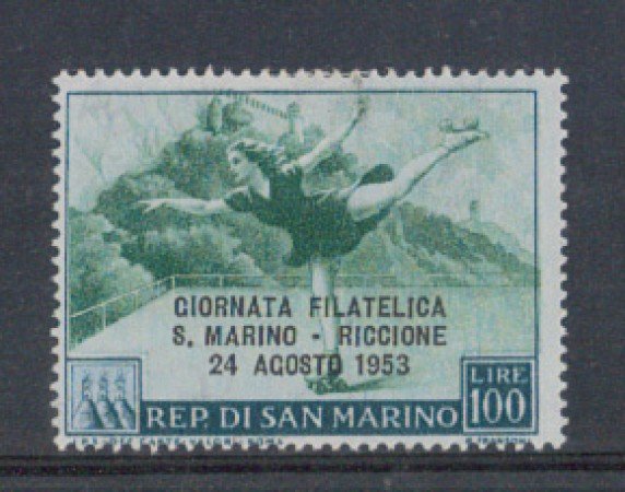 1953 - LBF/2729 - S.MARINO - GIORNATA FILATELICA LING.